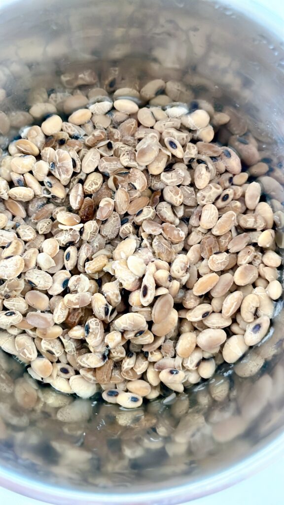 やや白い発酵したての納豆