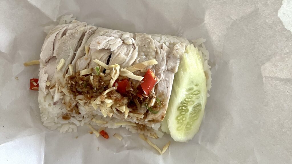 Grab Foodでデリバリーしたカオマンガイ