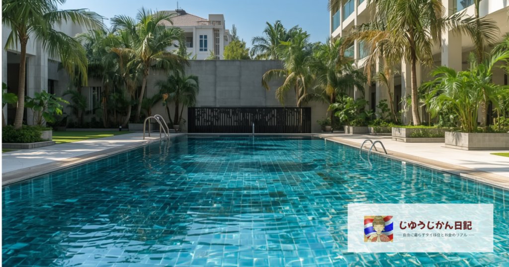 コンドミニアムのプールのイメージ図