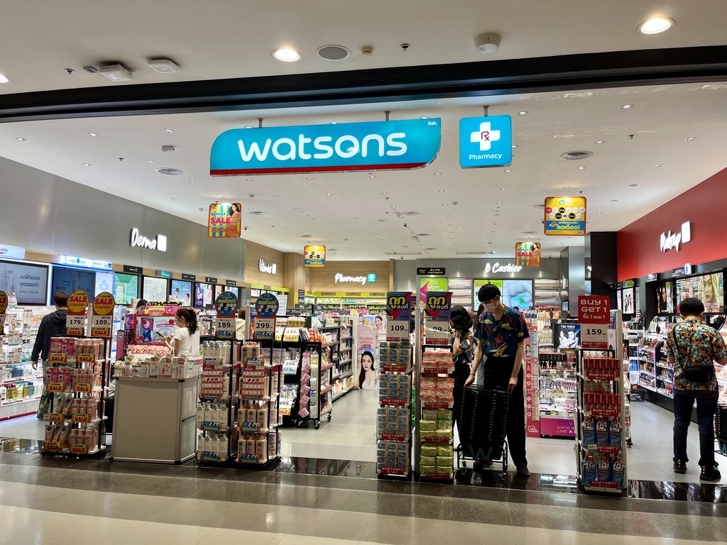 チェンマイにあるWatsons(ワトソンズ)の店舗