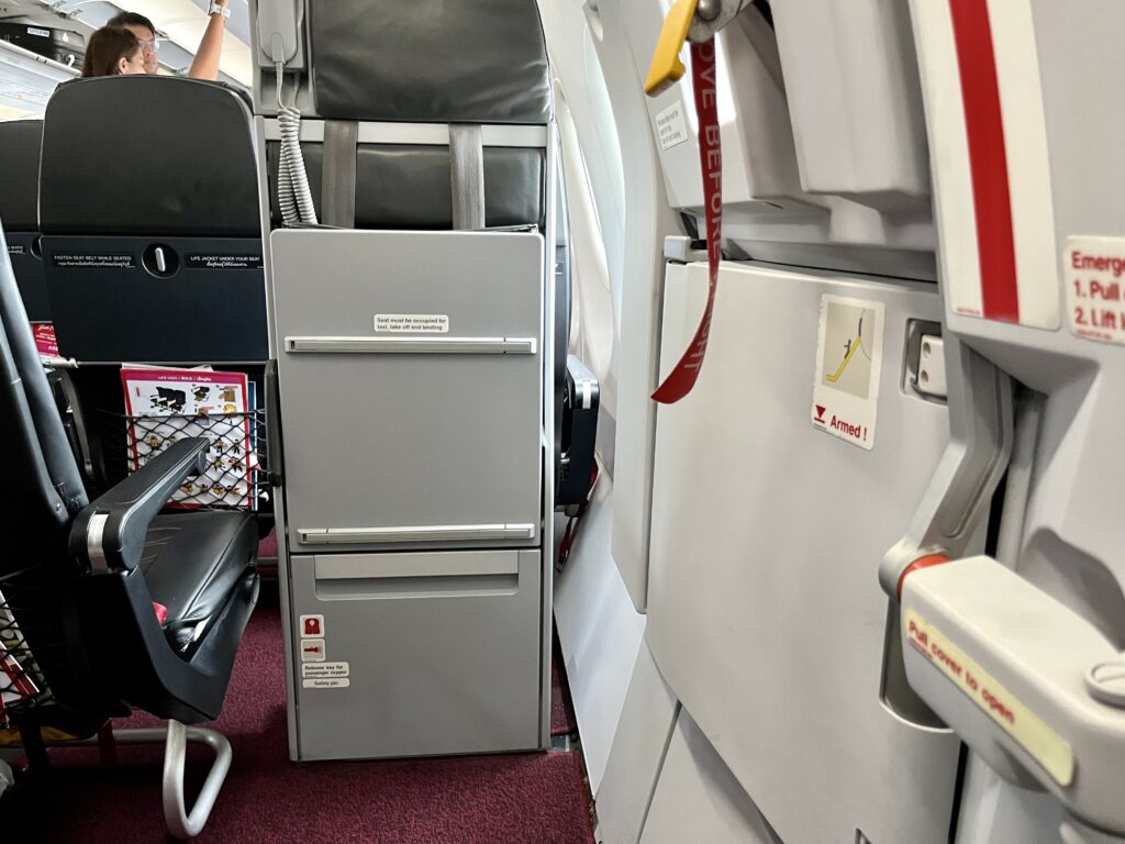 エアアジアの機内の様子