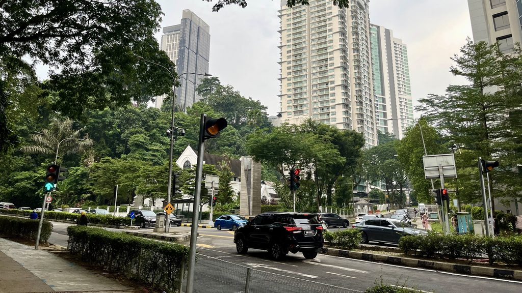 クアラルンプール市内の道路
