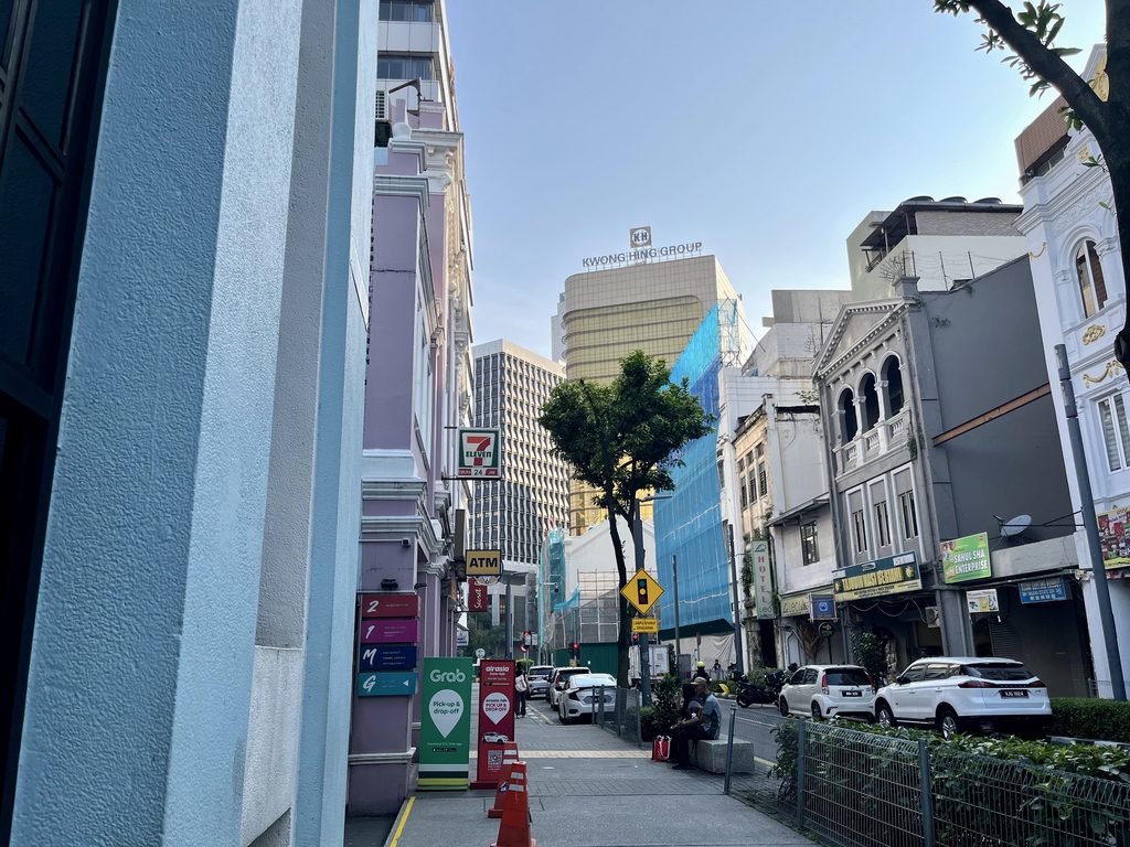 クアラルンプール市内の路地