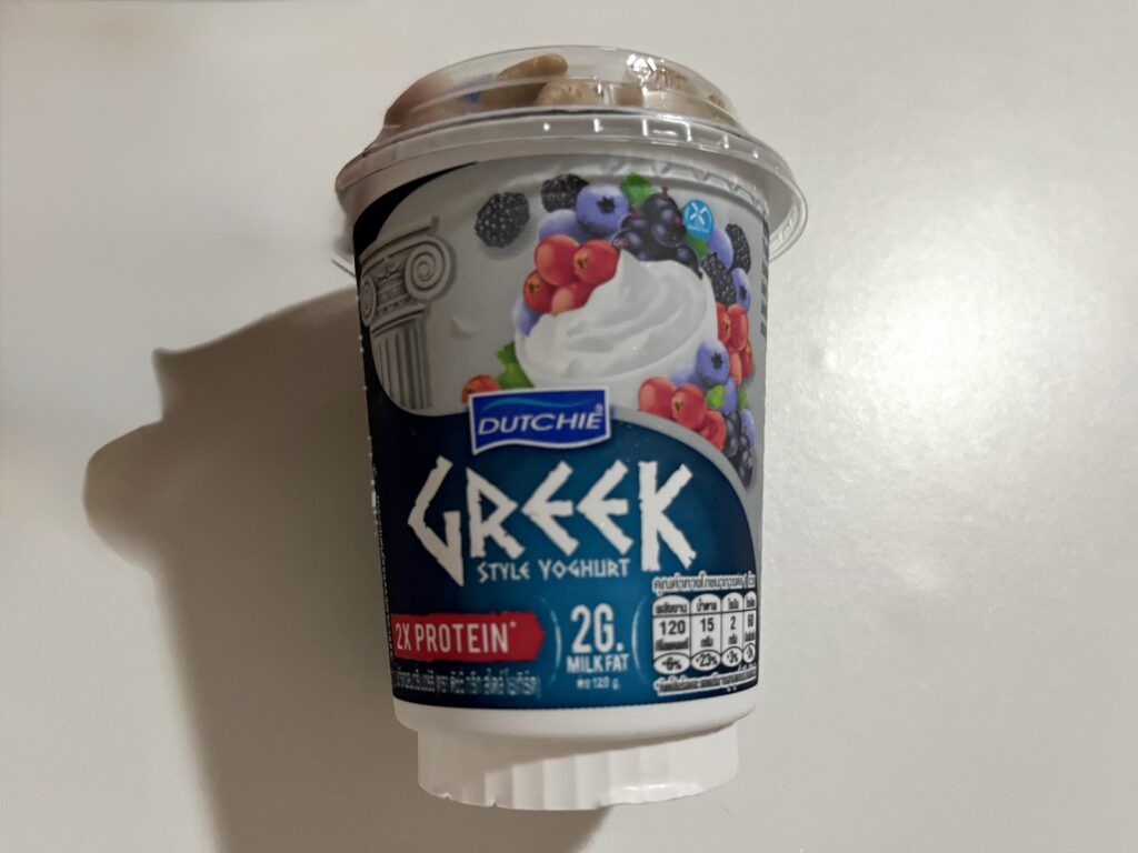 セブンイレブンにあるDutchie(ダッチー)のGreek(グリーク)ヨーグルト